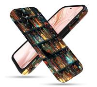 FGDRFGRW Coque conçue pour Samsung Galaxy A15 5G, coque 2 couches TPU + PC, housse de protection antichoc - bibliothèque magique