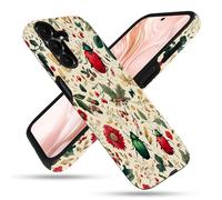 FGDRFGRW Coque conçue pour Samsung Galaxy A16 5G, coque 2 couches TPU + PC, housse de protection antichoc - Motif floral insecte