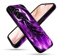 FGDRFGRW Coque conçue pour Samsung Galaxy A17 5G, coque 2 couches TPU + PC, housse de protection antichoc - crâne Deadpool violet