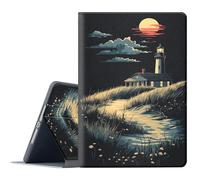 FGDRFGRW Coque pour Samsung Galaxy Tab S10 Ultra 2024/S9 Ultra 2023/S8 Ultra 2022 14,6", support réglable, fonction veille/réveil automatique, protection intégrale - Maison lumineuse vue nocturne