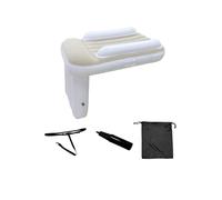 FGDTREE 1 ensemble de lit d'avion de voyage pour bébé, fonction de flocage souple, installation facile en quelques minutes, garde-corps sécurisé pour les vacances en famille, lit gonflable en PVC