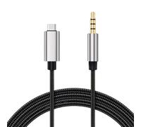 FGDTREE Adaptateur auditif de type C compatible avec haut-parleurs KTV, cartes son professionnelles et appareils mobiles USB C vers cordon auxiliaire