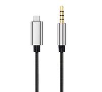 FGDTREE Adaptateur auditif de type C compatible avec haut-parleurs KTV, cartes son professionnelles et appareils mobiles USB C vers cordon auxiliaire