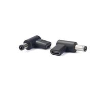 FGDTREE Adaptateur de charge USB C de type C vers 5,5 x 2,1 mm, 5,5 x 2,5 mm, pour routeurs, ventilateur à lumière LED et adaptateur USB vers adaptateur 9 V, 12 V, 20 V, 28 V