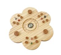 FGDTREE Bloc de bois rotatif pour oiseaux - Jouet en liège - Perchoir sur pied pour petits animaux de compagnie et cage à oiseaux - Accessoire d'enrichissement amusant