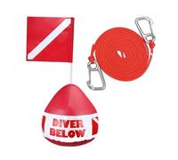FGDTREE Bouées de plongée avec tuba en PVC de qualité supérieure avec design coupe-vent pour les aventures marines et les embarcations, PVC léger avec design coupe-vent pour les activités marines