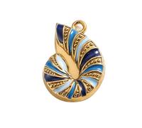 FGDTREE Breloque en acier inoxydable pour fabrication de bijoux artistiques en forme de conque - Convient pour une utilisation régulière - Pendentif lisse, One Size, Comme décrit, Comme décrit.