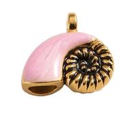 FGDTREE Breloque en acier inoxydable pour fabrication de bijoux artistiques en forme de conque - Convient pour une utilisation régulière - Pendentif lisse, One Size, Comme décrit, Comme décrit.