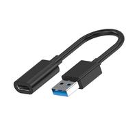 FGDTREE Câble convertisseur USB 3.0 vers USB C femelle pour une compatibilité avec de nombreux appareils et charge rapide et transfert de données 5 Gbit/s USB C casque adaptateur