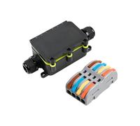 FGDTREE Connecteur électrique étanche IP68 pour éclairage extérieur Panneau solaire Câblage 2/3/4/5Core Connexion rapide Bornes de câble