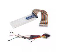 FGDTREE GPIO T Type GPIO Carte d'extension GPIO 65 câbles 40 broches arc-en-ciel câble d'extension adaptateur platine d'expérimentation