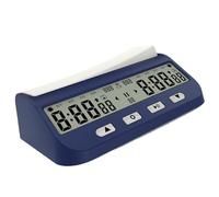 FGDTREE Horloge d'échecs portable silencieuse, 5 systèmes de synchronisation, compte-pas, configurations faciles pour les compétitions de jeux de société, minuterie de tournoi professionnelle, horloge