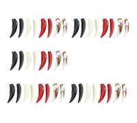 FGDTREE Lot de 40 breloques canines multicolores en acrylique, parfaites pour les accessoires de dentition