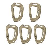 FGDTREE Mousqueton en ABS robuste pour escalade et camping - Verrouillage sécurisé - Léger - Équipement d'extérieur polyvalent - Pour alpinisme