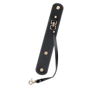 FGDTREE Porte-gants en cuir synthétique avec fermoir pour sac à main, chapeau, serviette, camping, tourisme, sac cadeau pour femme, gant en cuir PU, Noir