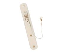 FGDTREE Porte-gants en cuir synthétique avec fermoir pour sac à main, chapeau, serviette, camping, tourisme, sac cadeau pour femme, gant en cuir PU, blanc