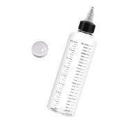 FGDTREE Récipient de peinture à buse rotative avec échelle de volume, multi-capacité 30/50/100/230 ml pour modélisme, buse rotative