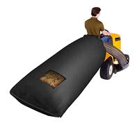 FGDTREE Sac de tracteur de grande capacité pour ramassage d'herbe, organiseur de déchets de jardin, ramassage rapide des feuilles, sac récupérateur d'herbe
