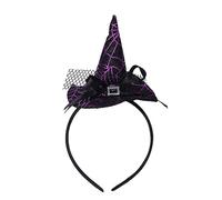FGDTREE Serre-tête de magicien pour Halloween, cosplay, chapeau de sorcière, bandeau à cheveux pour adultes, adolescents, vacances, réunions de famille, accessoire de tête de costume pour cheveux