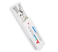 FGDTREE Solution de rangement extérieure unique conçue comme un thermomètre pour le jardin ou le garage, caché comme thermographe