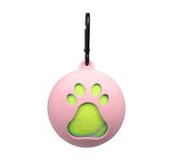 FGDTREE Support de balle de tennis avec attaches pour laisse de chien - Housse de tennis standard pour animaux de compagnie actifs - Flexible et durable