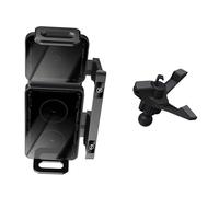 FGDTREE Support de téléphone de voiture à double bobine avec rotation automatique à 90 degrés et design résistant aux chocs pour écrans pliables, support de téléphone antidérapant pour les routes