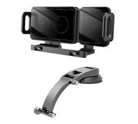 FGDTREE Support de téléphone de voiture à double bobine avec rotation automatique à 90 degrés et design résistant aux chocs pour écrans pliables, support de téléphone antidérapant pour les routes