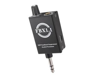 FGDTREE Suppresseur de commentaires DSP compact pour microphones arrête instantanément les hurlements avec commande vocale et double options d'alimentation Processeur de son DSP