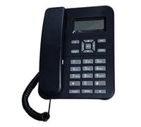 FGDTREE Téléphone fixe fixe de bureau pour les bureaux d'entreprise et les hôtelleries Téléphone fixe pour identification de l'appelant