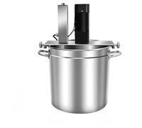 FgdVrelnor Robot Pâtissier Professionnel,Robot Pâtissier Électrique,Moteur 200 W en Cuivre Pur,Vitesse Réglable,Acier Inoxydable 304,Convient à Un Usage Professionnel/en Cuisine 25L