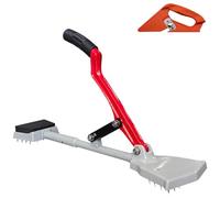 FgdVrelnor Tendeur de Moquette sans Genou,avec Cutter, Outil de Pose Moquette Professionnel, Poignée Antidérapante,Griffes en Acier, Kit Installation Sol,pour Bricolage