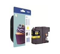 FGE Cartouche d'encre Compatible pour Brother LC123 Jaune - Jaune