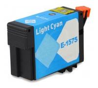 FGE Cartouche d'encre Compatible pour EPSON T1575 Cyan Clair - Cyan Clair