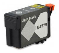 FGE Cartouche d'encre Compatible pour EPSON T1579 Gris Clair - Gris