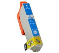 FGE Cartouche d'encre Compatible pour EPSON T2632 / 26XL Cyan - Cyan