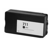 FGE Cartouche d'encre Compatible pour HP 711 / CZ133A Noir pour HP DesignJet T120 T125 T130 T520 T525 T530 - Noir