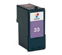 FGE Cartouche d'encre Compatible pour LEXMARK 33 - Cyan/Magenta/Jaune