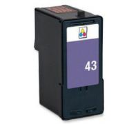 FGE Cartouche d'encre Compatible pour LEXMARK 43 XL Couleur - Noir
