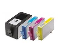 FGE Pack de Cartouches d'encre compatibles pour HP Pack 920XL - Noir/Cyan/Magenta/Jaune