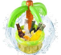 FGen Gonflable Palm Tree Cooler,65 * 35CM Porte Gobelet Gonflable,Porte Boisson Piscine,Bar Flottant pour Piscine,Palmier Gonflable Party Supplies pour Pool Party et Beach Party