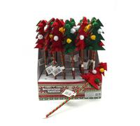 FGF IMPORT EXPORT Stylo C/DEC.Arbre en Tissu 73204