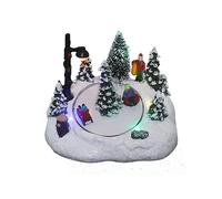 FGF IMPORT EXPORT Village C/LUMIÈRE ET Mouvement 15x13x13 61