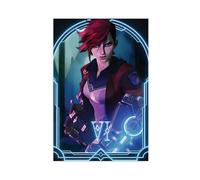 FGFGH Poster du film Vi League Arcane of Legends sur toile sans cadre 30 x 45 cm