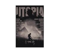 FGFGH Poster sur toile de couverture de l'album Travis Scott « Utopia » sans cadre 30 x 45 cm