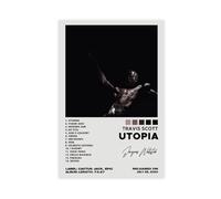FGFGH Travis Poster Scott Utopia Couverture de l'album Poster 2 Toile sans cadre 40 x 60 cm