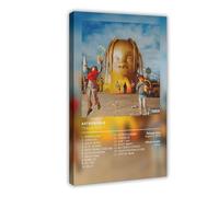 FGFGH Travis Scott Poster Astroworld Limited Poster 6 sur toile avec cadre 30 x 45 cm
