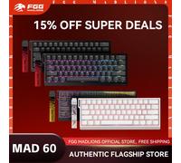 FGG MADLIONS MAD 60/68 HE clavier de jeu filaire commutateur magnétique 8K 60% disposition échangeable à chaud déclencheur rapide rvb clavier personnalisé MAD68 HE Flagship BK