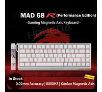 FGG Original MADLIONS Mad 60/68 HE e-sport clavier à interrupteur magnétique 0.02 RT 8K HZ filaire rvb échange à chaud 0.125ms latence personnalisée MAD68 R