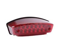 FGGHDR Feu Arrière LED Pour Motos, Rouge Et Blanc, Plaque D'immatriculation, Stop Universel Pour ATV Pour UTV Pour Chopper Phare Avant Moto(1 piece Red)