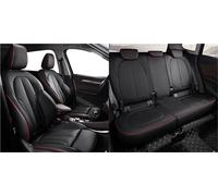FGGHDR Housses Sièges Auto pour Benz W203 W205 W211 W204 W213 W212 pour CLA pour GLC A C E pour GLB Accessoires en Cuir sur Mesure Housses Siège Voiture